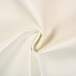 Ткань Дерматин (Кожзам) для мебели, цвет Белый (на отрез)  в Черноголовке