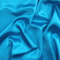 *Ткань Атлас-сатин, цвет Голубой (на отрез)  в Черноголовке