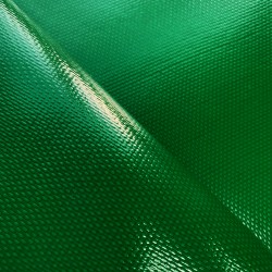 Ткань ПВХ 600 гр/м2 плотная, Зелёный (Ширина 150см), на отрез  в Черноголовке