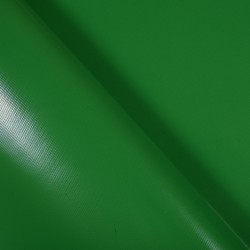 Ткань ПВХ 450 гр/м2, Зелёный (Ширина 160см), на отрез  в Черноголовке