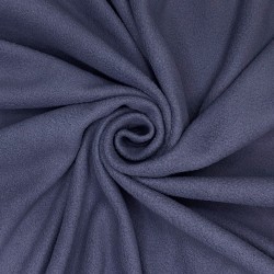 Ткань Флис Односторонний 130 гр/м2, цвет Темно-серый (на отрез)  в Черноголовке