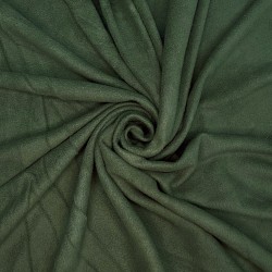 Ткань Флис Односторонний 130 гр/м2, цвет Темный хаки (на отрез)  в Черноголовке