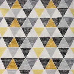 Интерьерная ткань Дак (DUCK), принт &quot;Малые Треугольники&quot; (на отрез)  в Черноголовке