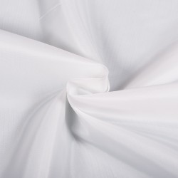 Ткань подкладочная Таффета 190Т, цвет Белый (на отрез)  в Черноголовке