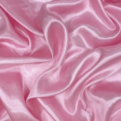 Ткань Атлас-сатин, цвет Розовый (на отрез)  в Черноголовке
