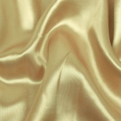 Ткань Атлас-сатин ЛЮКС, цвет Золотой (на отрез)  в Черноголовке