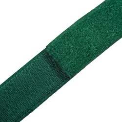Контактная лента 40мм (38мм)  Зелёный (велькро-липучка, на отрез)  в Черноголовке
