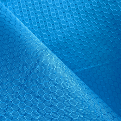 Ткань Оксфорд 300D PU Рип-Стоп СОТЫ, цвет Голубой (на отрез)  в Черноголовке