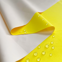 Водонепроницаемая Дышащая Мембранная ткань PU 10'000, цвет Жёлтый (на отрез)  в Черноголовке