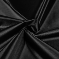 *Ткань Оксфорд 210D PU, цвет Черный (на отрез)  в Черноголовке