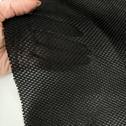 Сетка 3D трехслойная Air mesh 165 гр/м2, цвет Черный (на отрез)  в Черноголовке